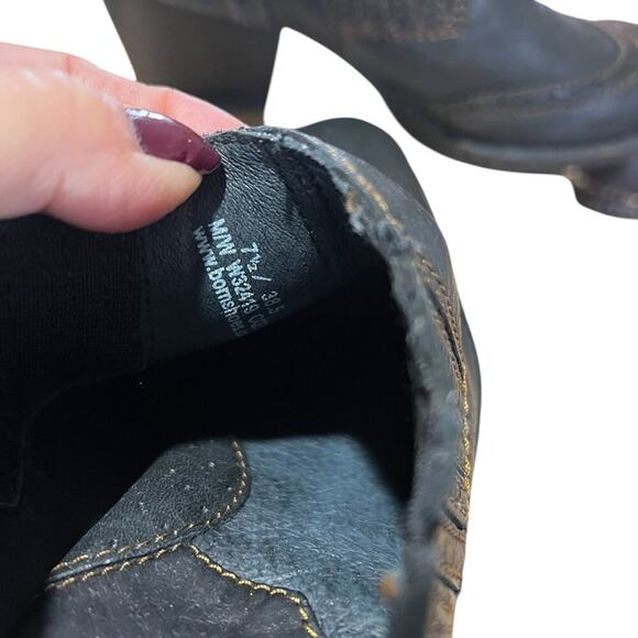 New in BOX-Born Chattel 71/2 women’s black ankle boots - Picture 6 of 11